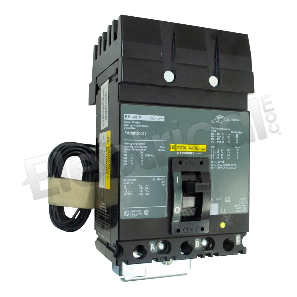 Square D Molded Case FA360401021