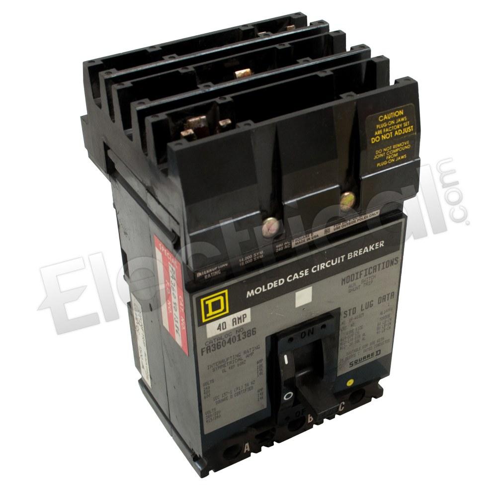 Square D Molded Case FA360401386
