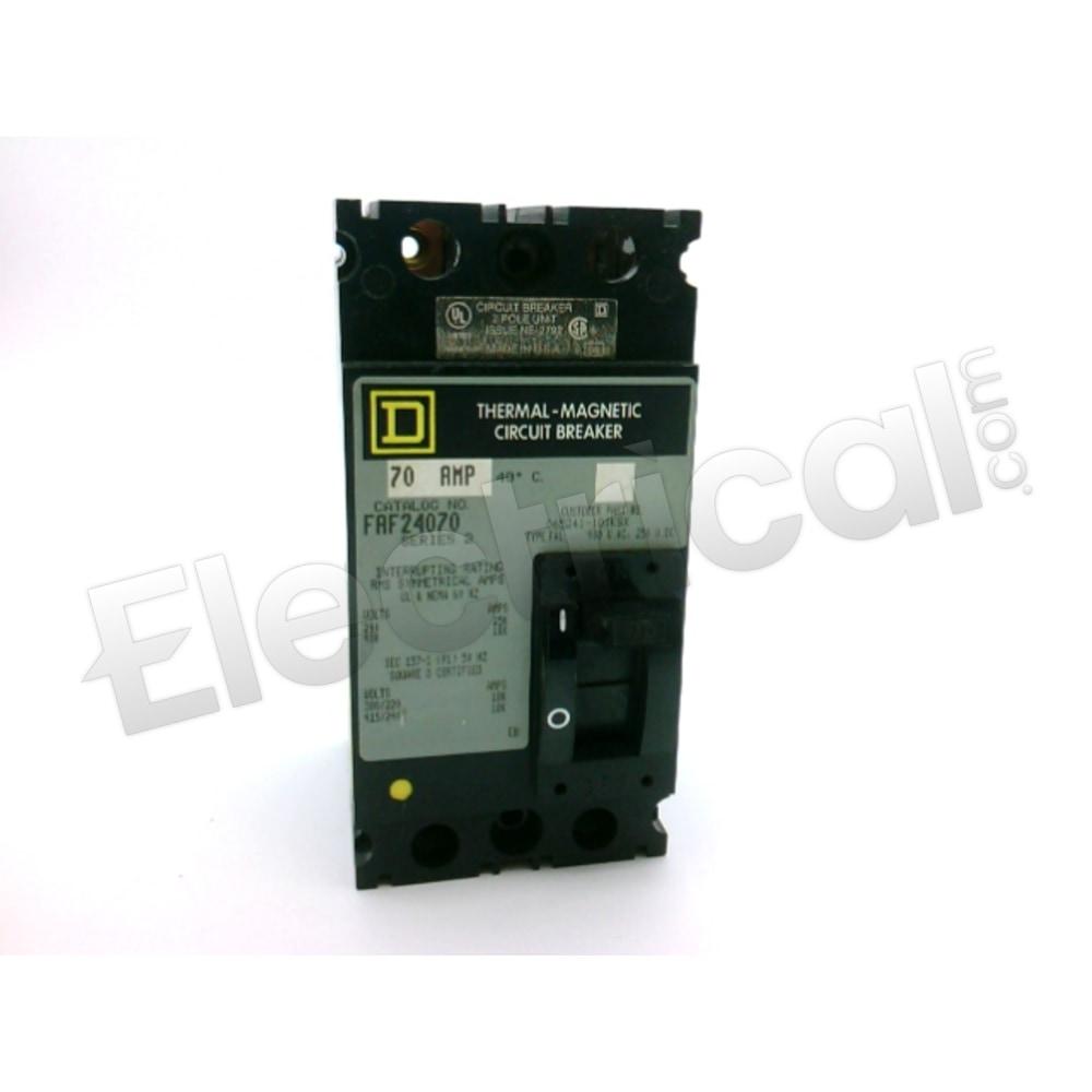Square D Molded Case FAF24070