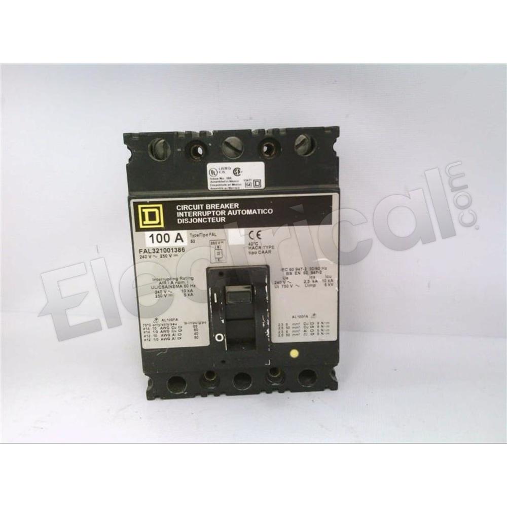 Square D Molded Case FAL321001386