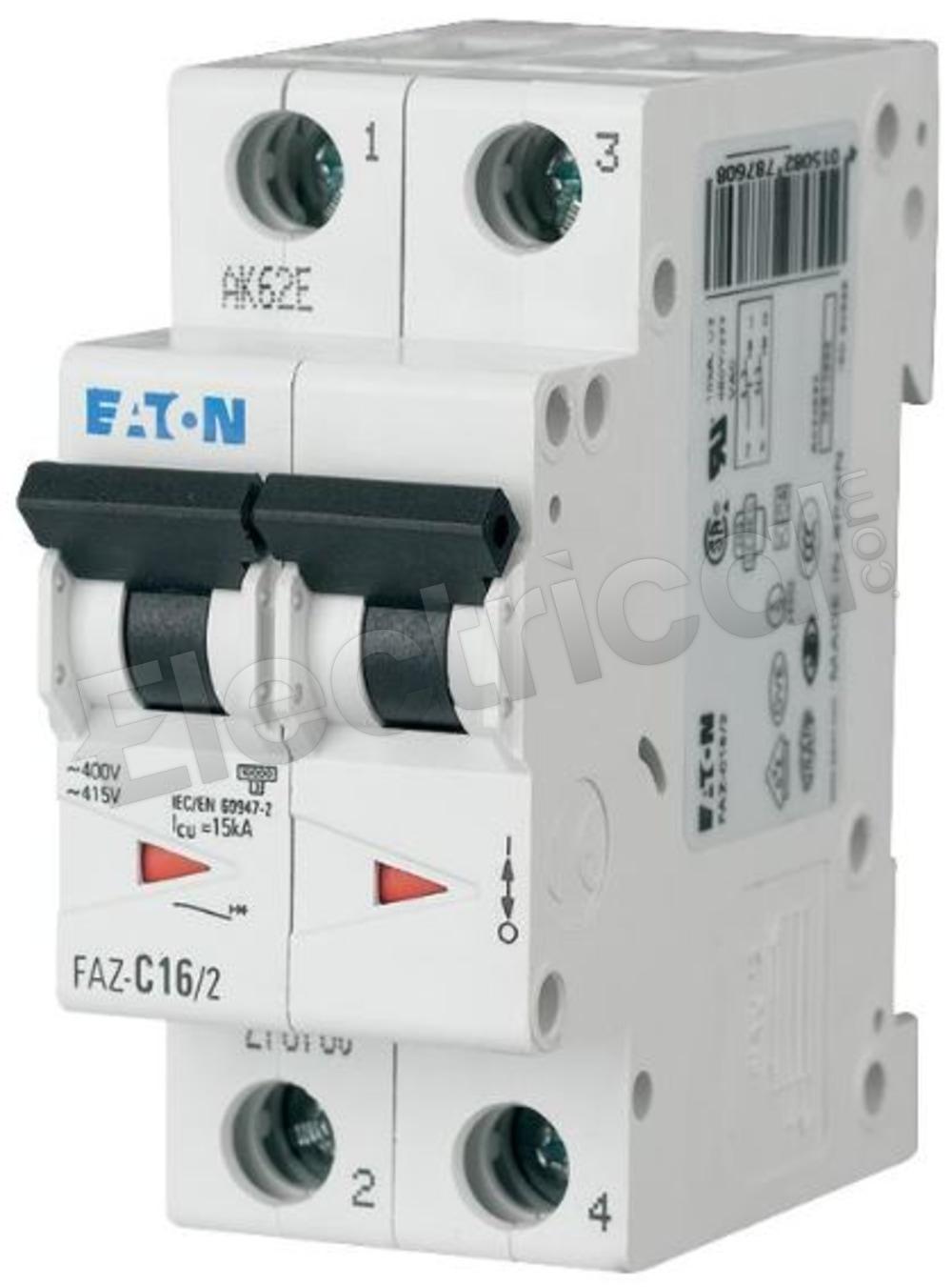 Eaton Molded Case FAZ-C16/2