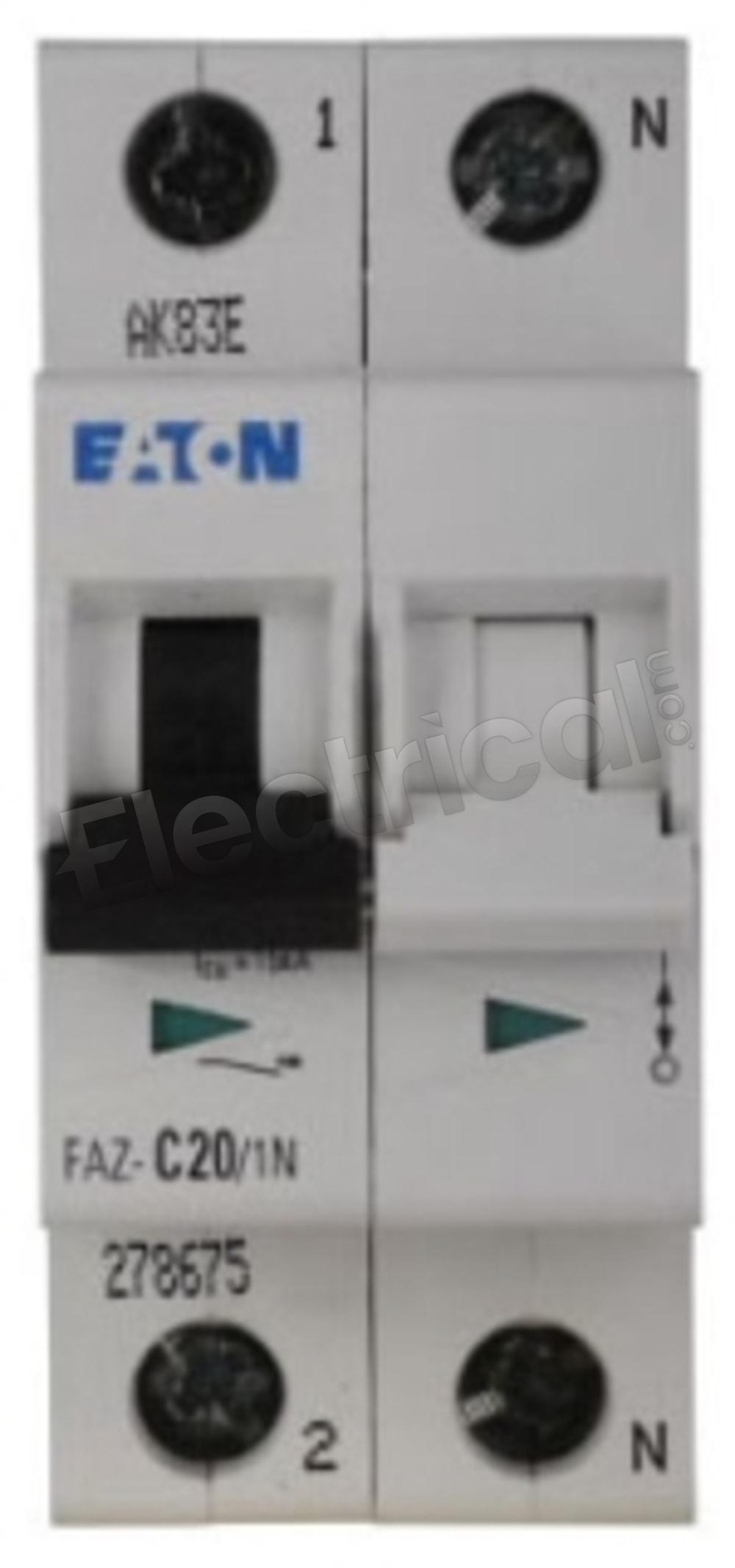 Eaton Molded Case FAZ-C20/1-SP