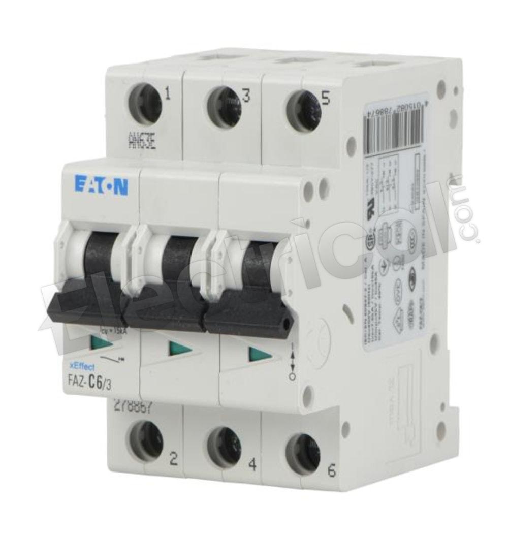 Eaton Molded Case FAZ-C6/3