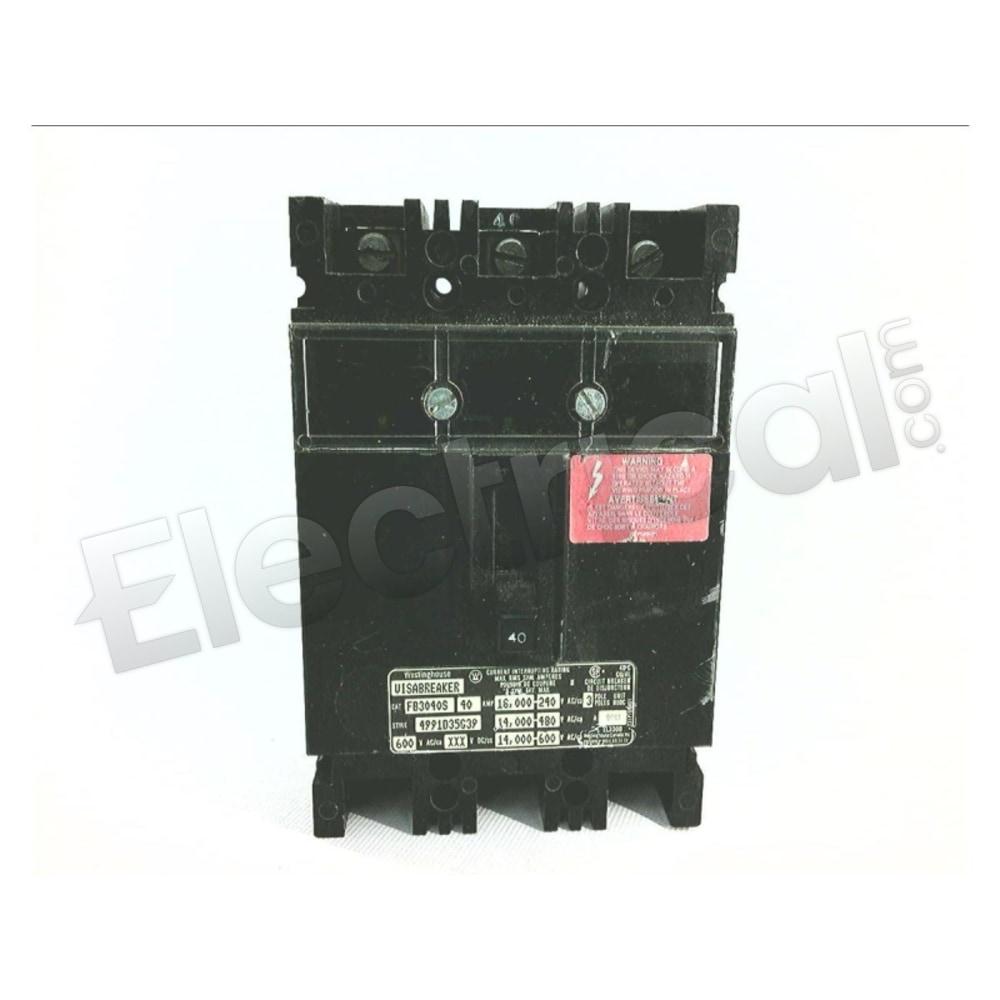 Westinghouse Molded Case FB3040S