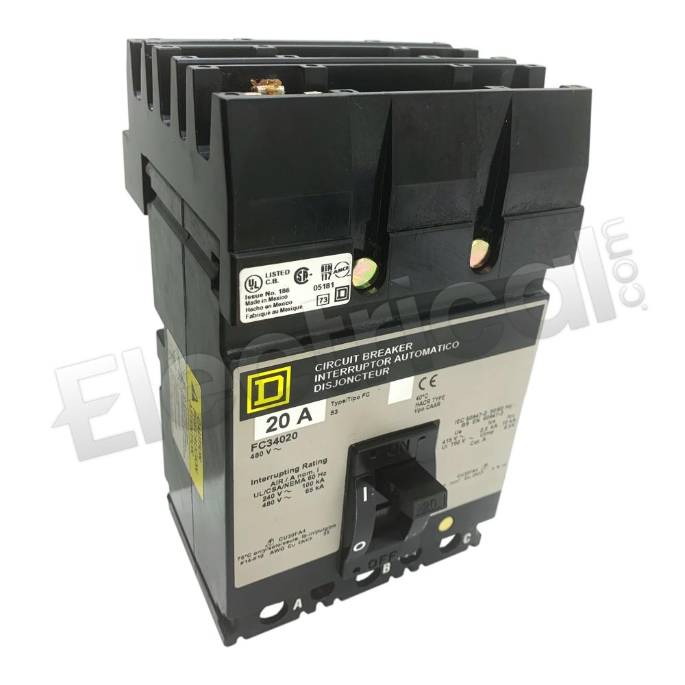 Square D Molded Case FC34045CBA