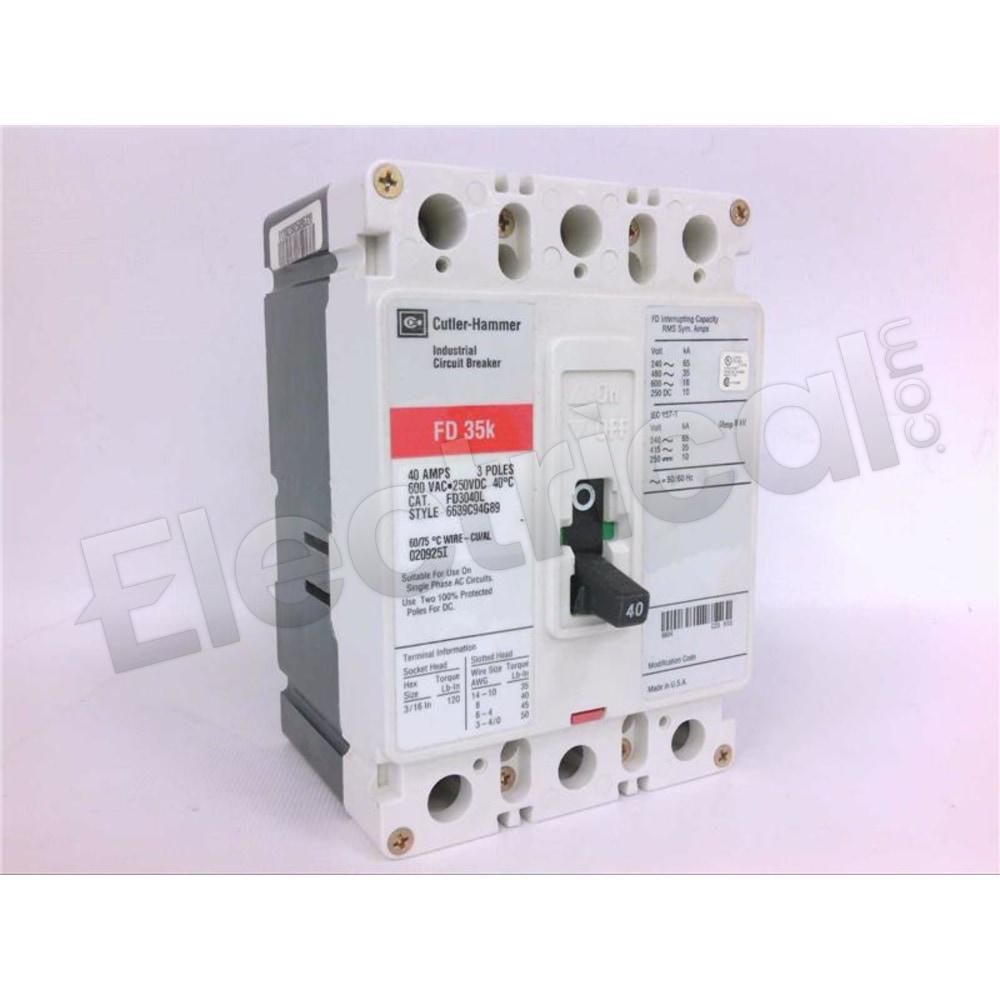 Eaton Molded Case FD3040SL