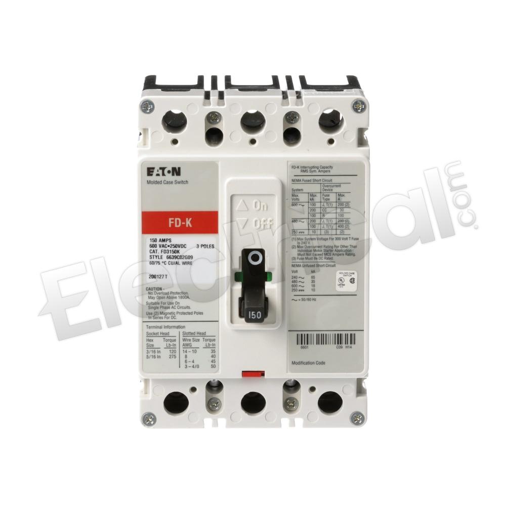 Eaton Molded Case FD3150KBP10