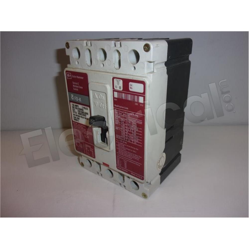 Eaton Molded Case FD3150KLSD08