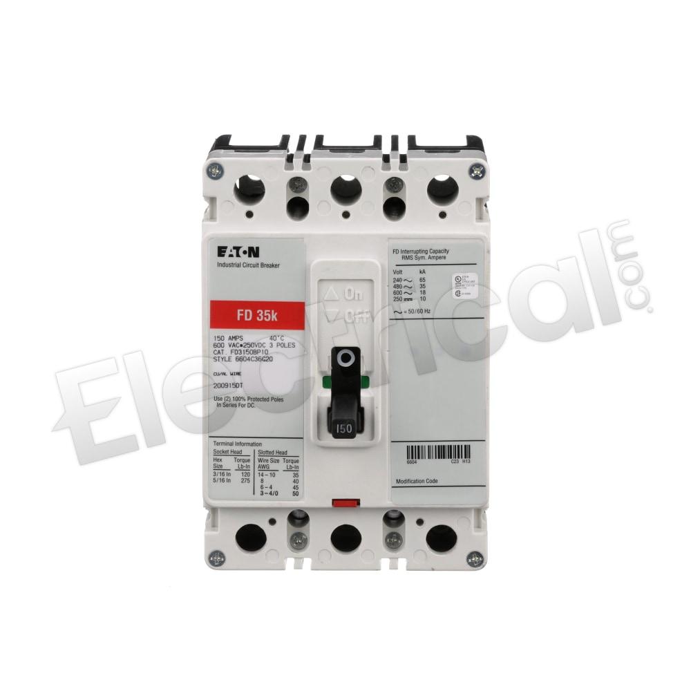Cutler Hammer Molded Case FD3150LS