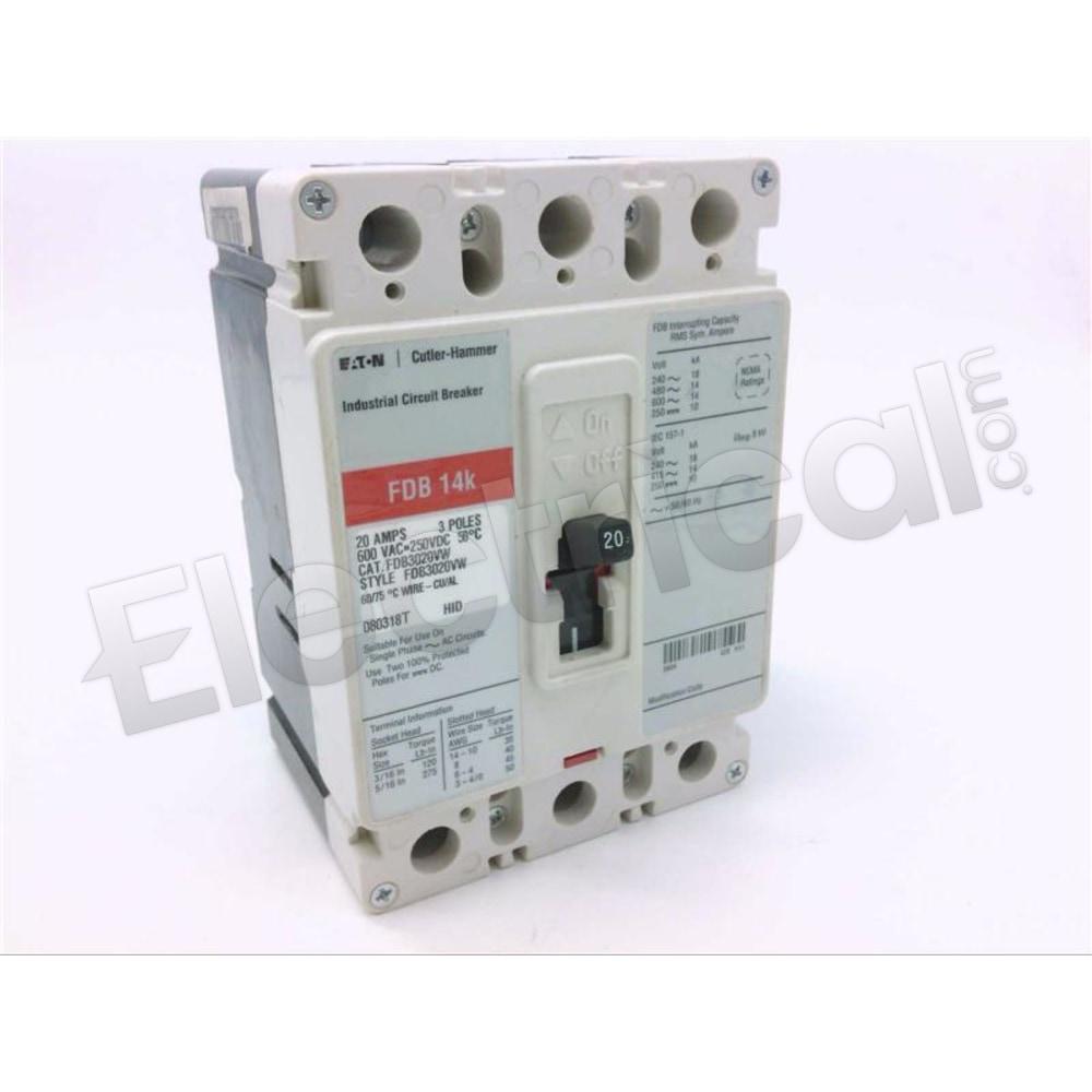 Eaton Molded Case FDB3020VW