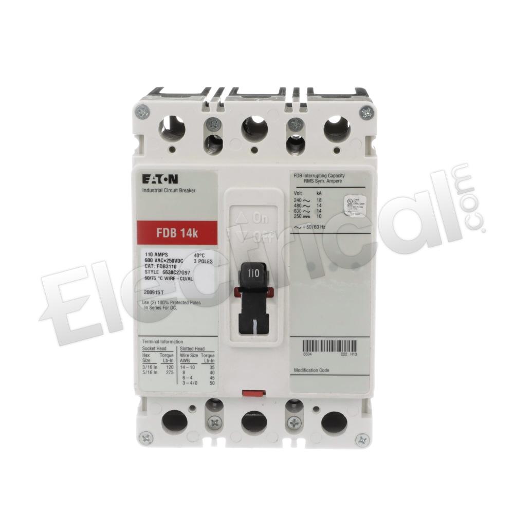Eaton Molded Case FDB3110L