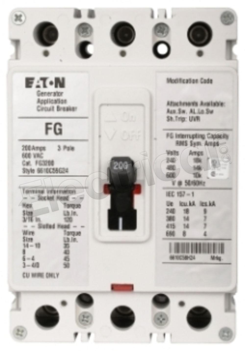 Eaton Molded Case FG3200A12S03