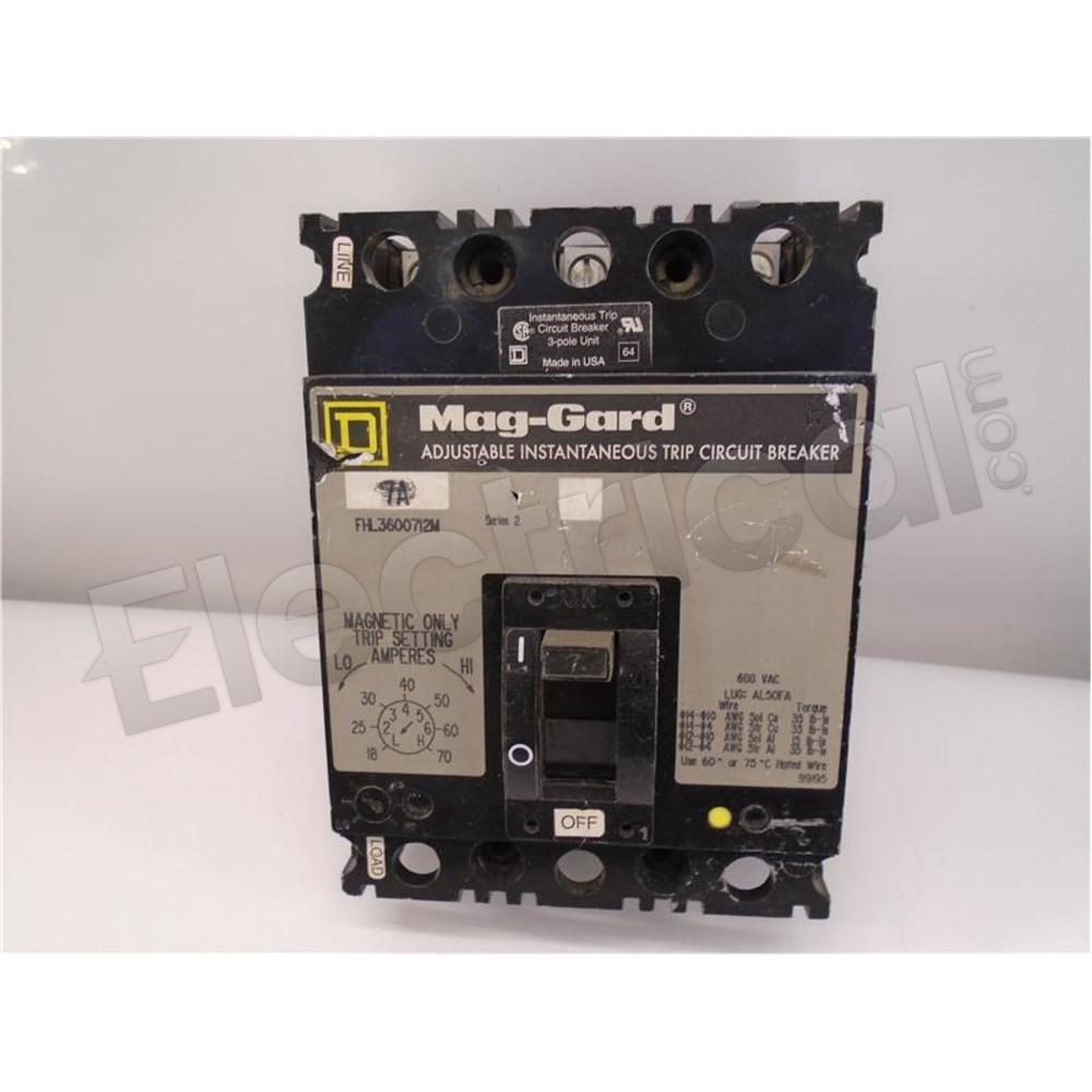 Square D Molded Case FHL3600712M