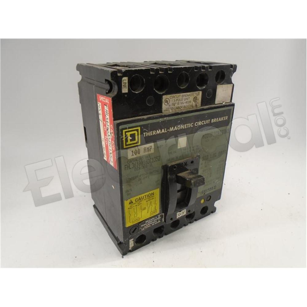 Square D Molded Case FHL3610016DC1616