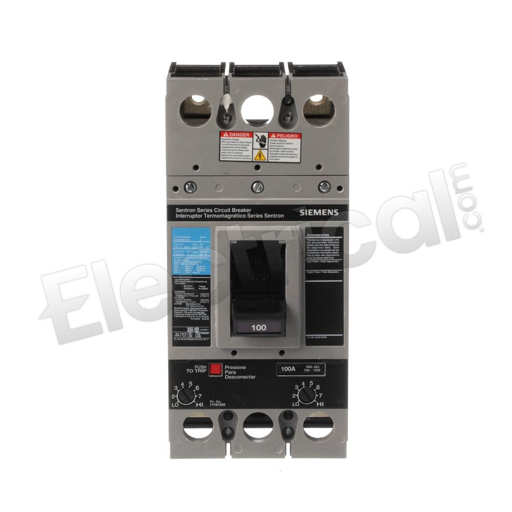 Siemens Molded Case FXD62B100