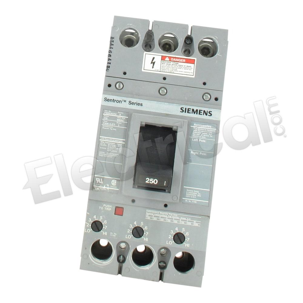 Siemens Molded Case FXD63A250