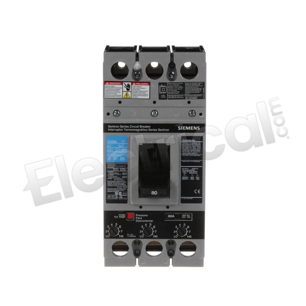 Siemens Molded Case FXD63B080