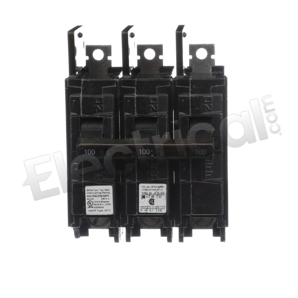 Siemens Molded Case HB3B100QX