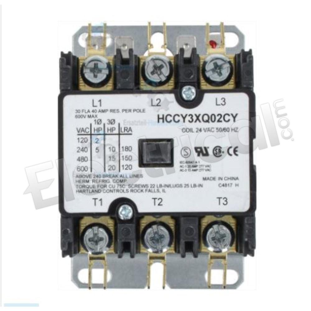 Hartland Controls Contactor HCCY3XQ02CY
