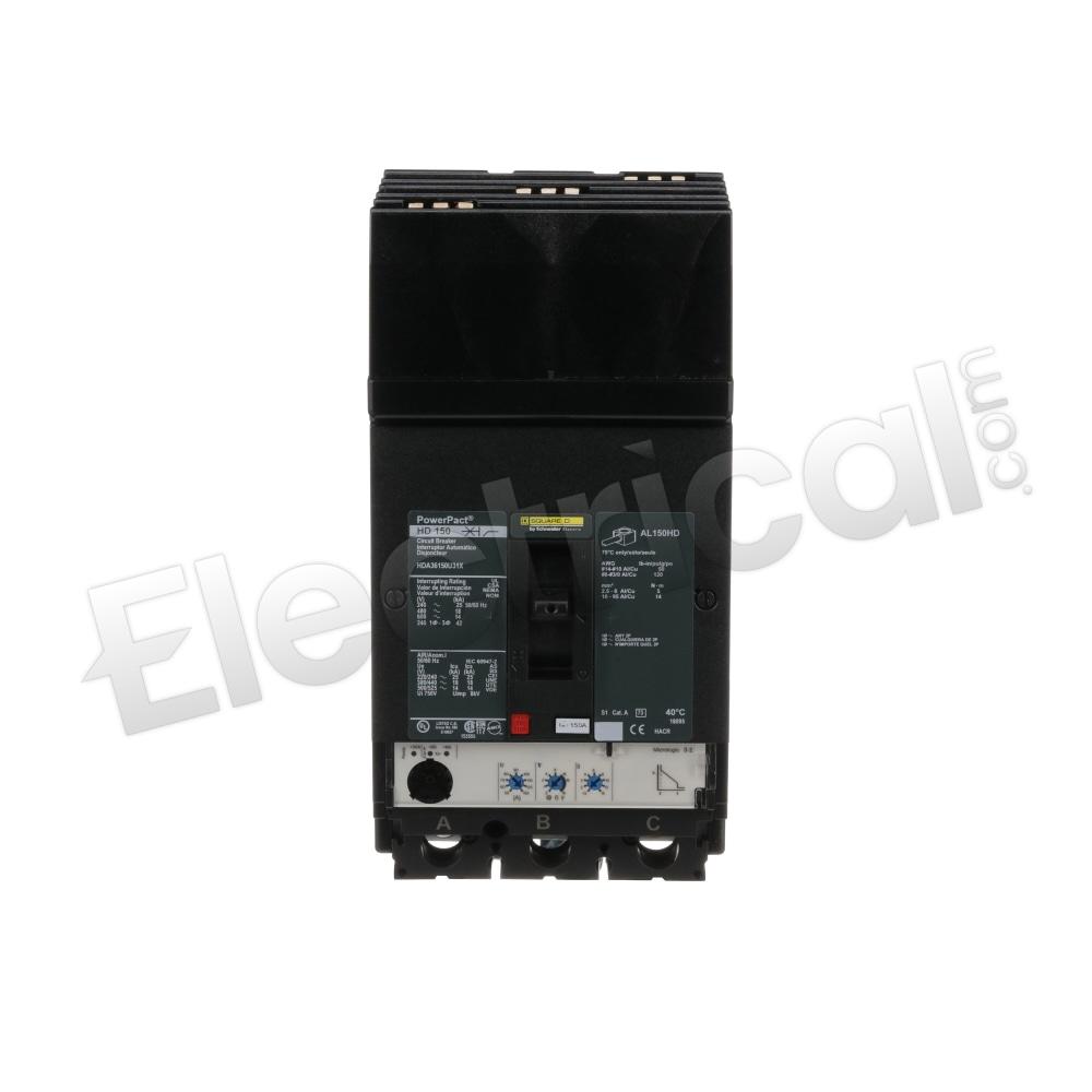 Square D Molded Case HDA36150U31X