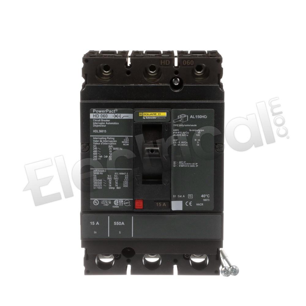 Square D Molded Case HDL36015SA