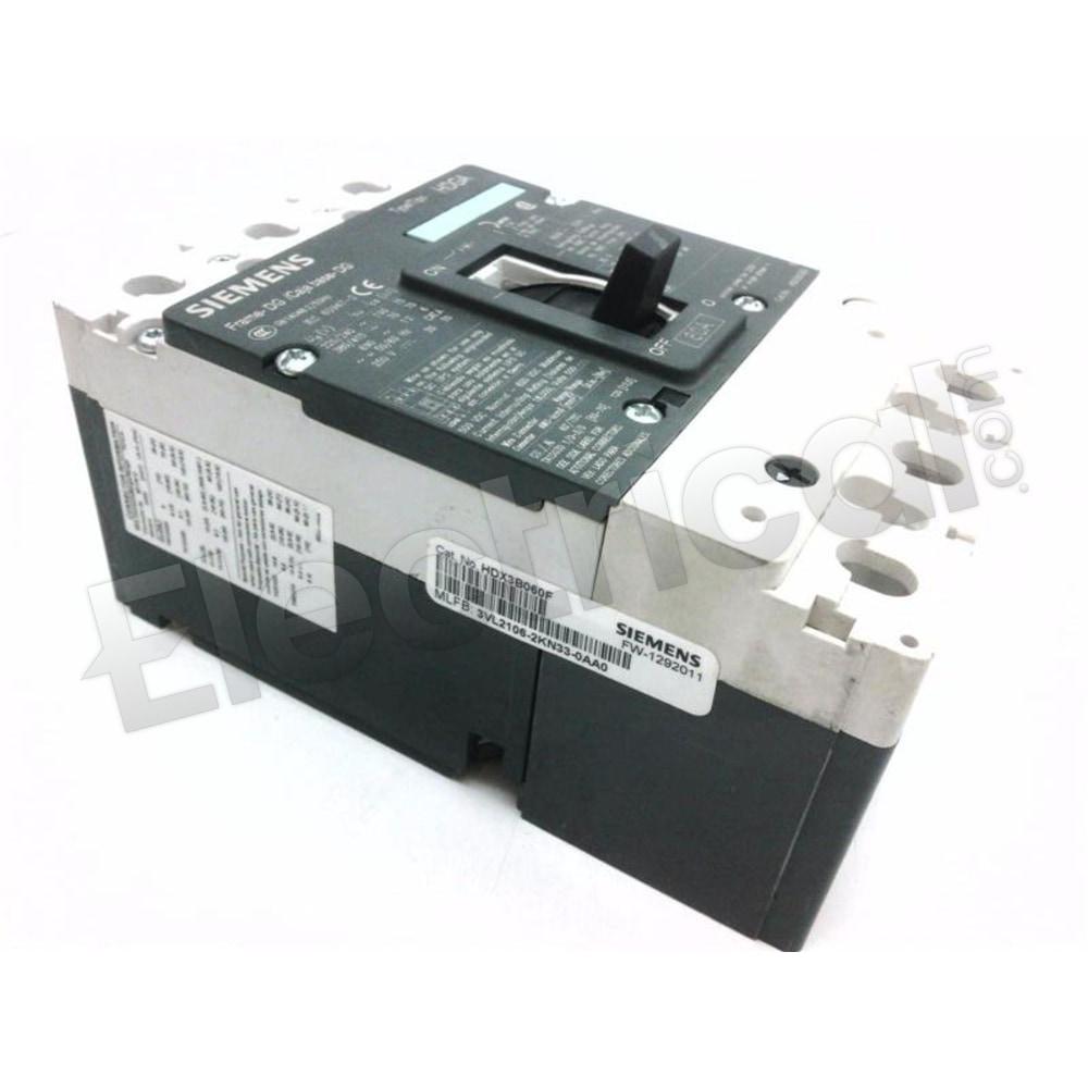 Siemens Molded Case HDX3B060F