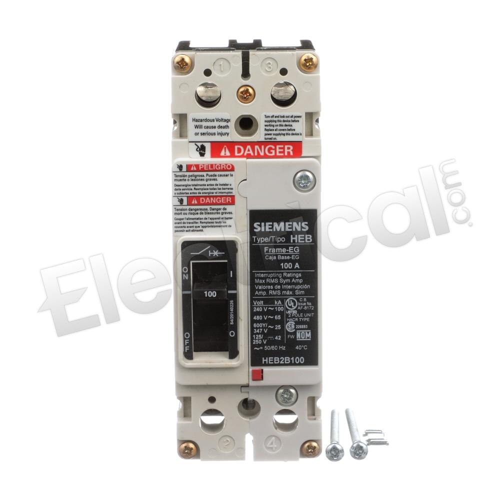 Siemens Molded Case HEB2B100AST