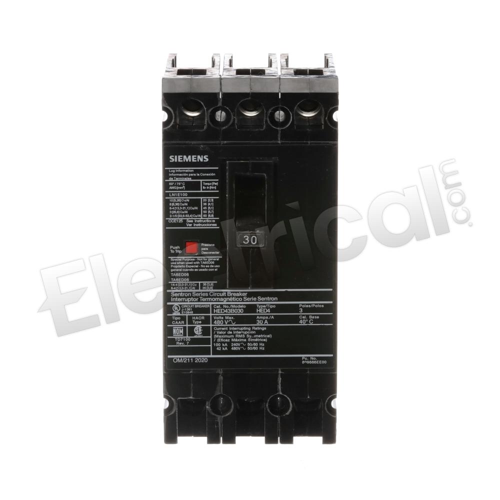 Siemens Molded Case HED43B030