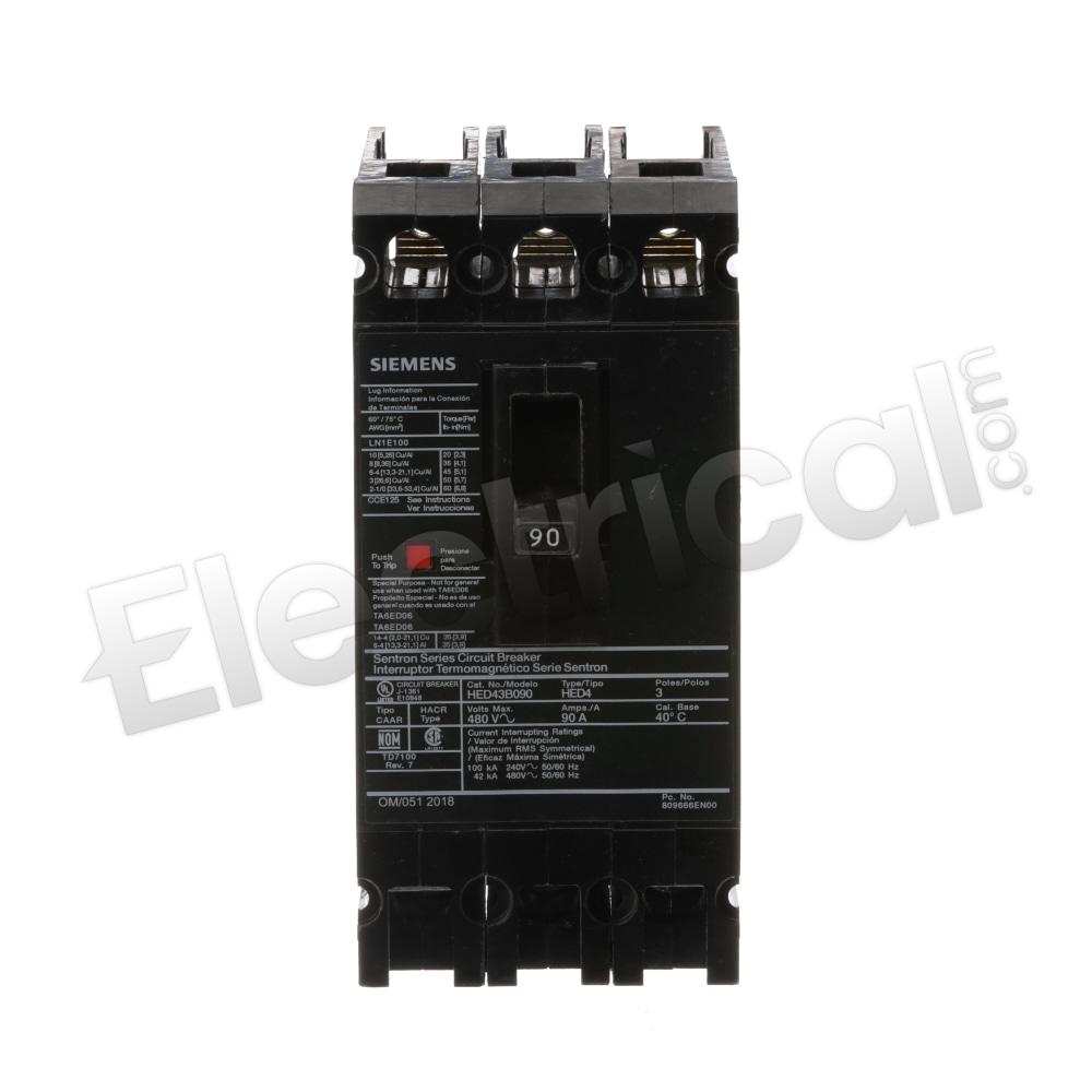 Siemens Molded Case HED43B090