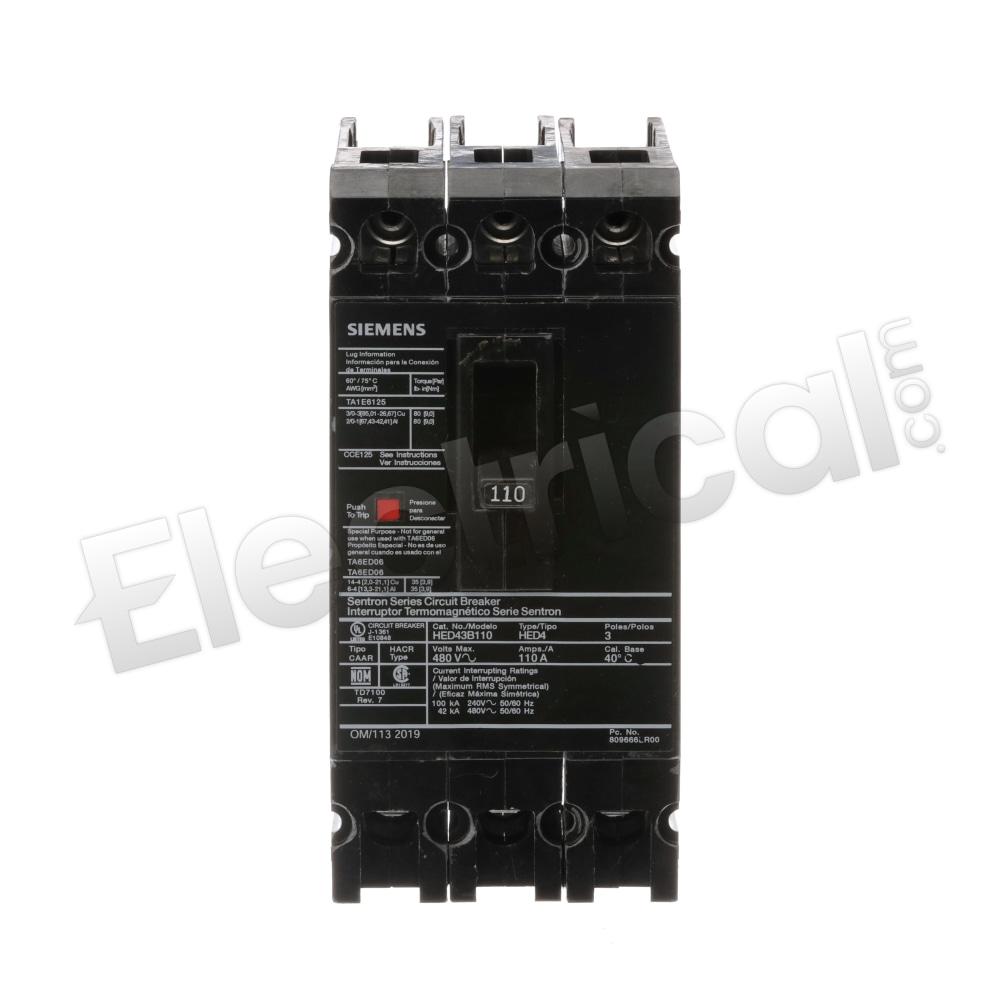 Siemens Molded Case HED43B110