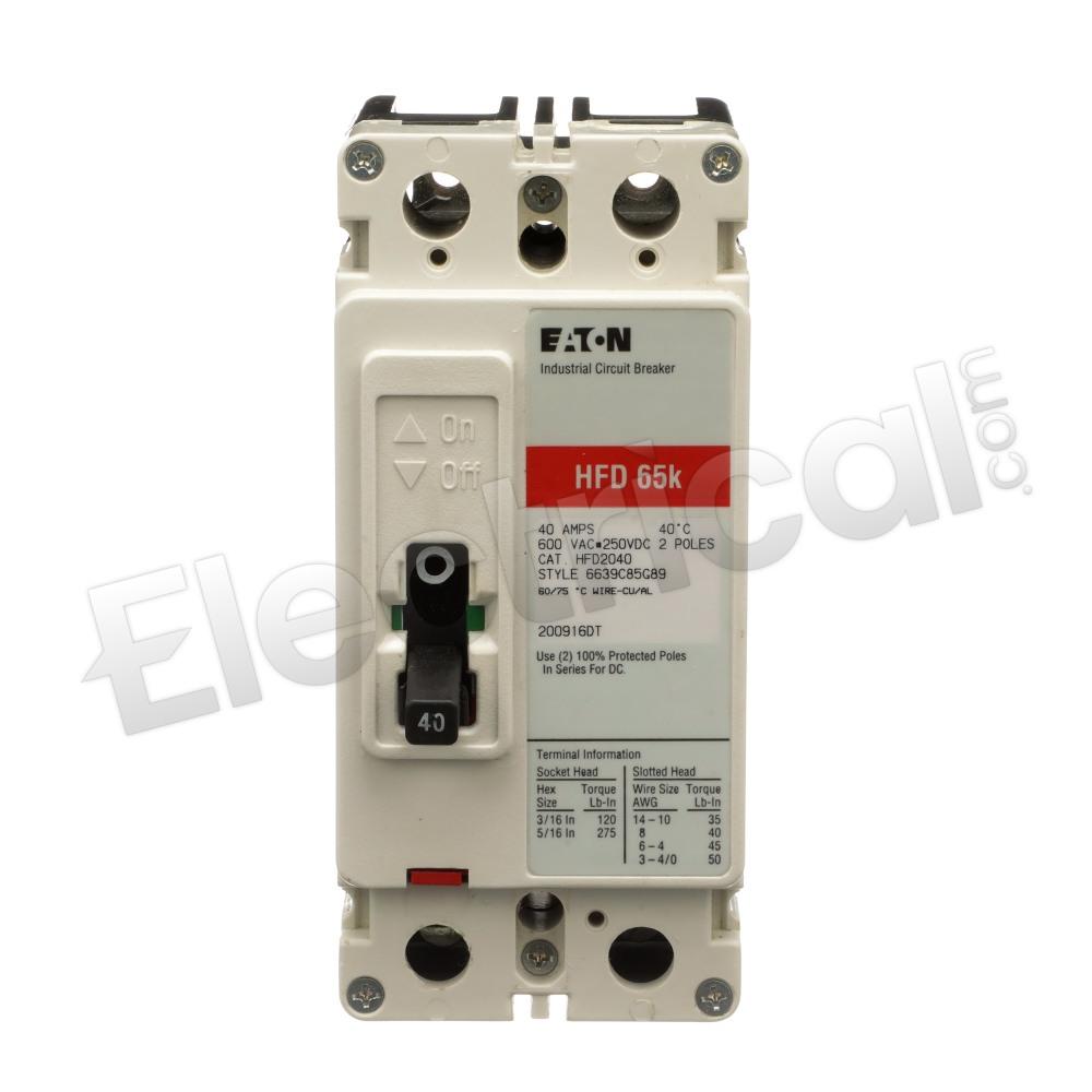Eaton Molded Case HFD2040