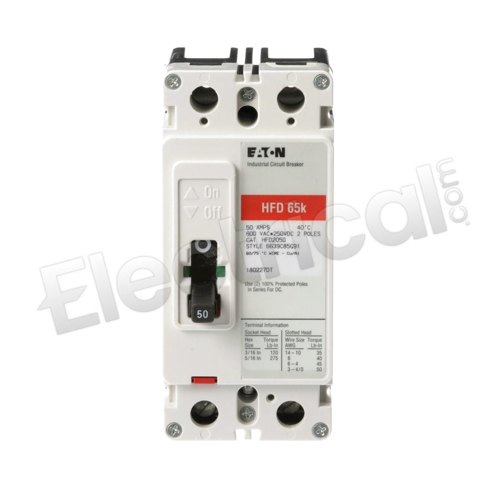 Eaton Molded Case HFD2050L