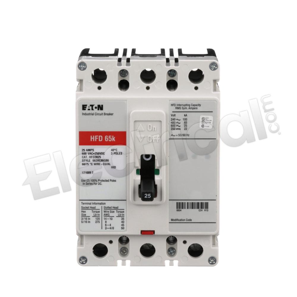 Eaton Molded Case HFD3025L