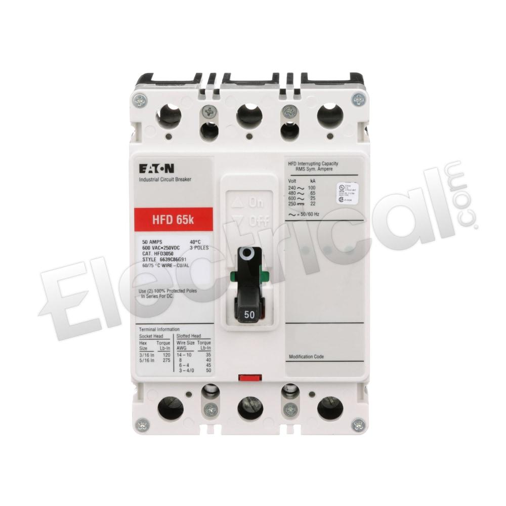 Eaton Molded Case HFD3050