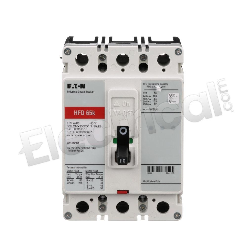 Eaton Molded Case HFD3110L