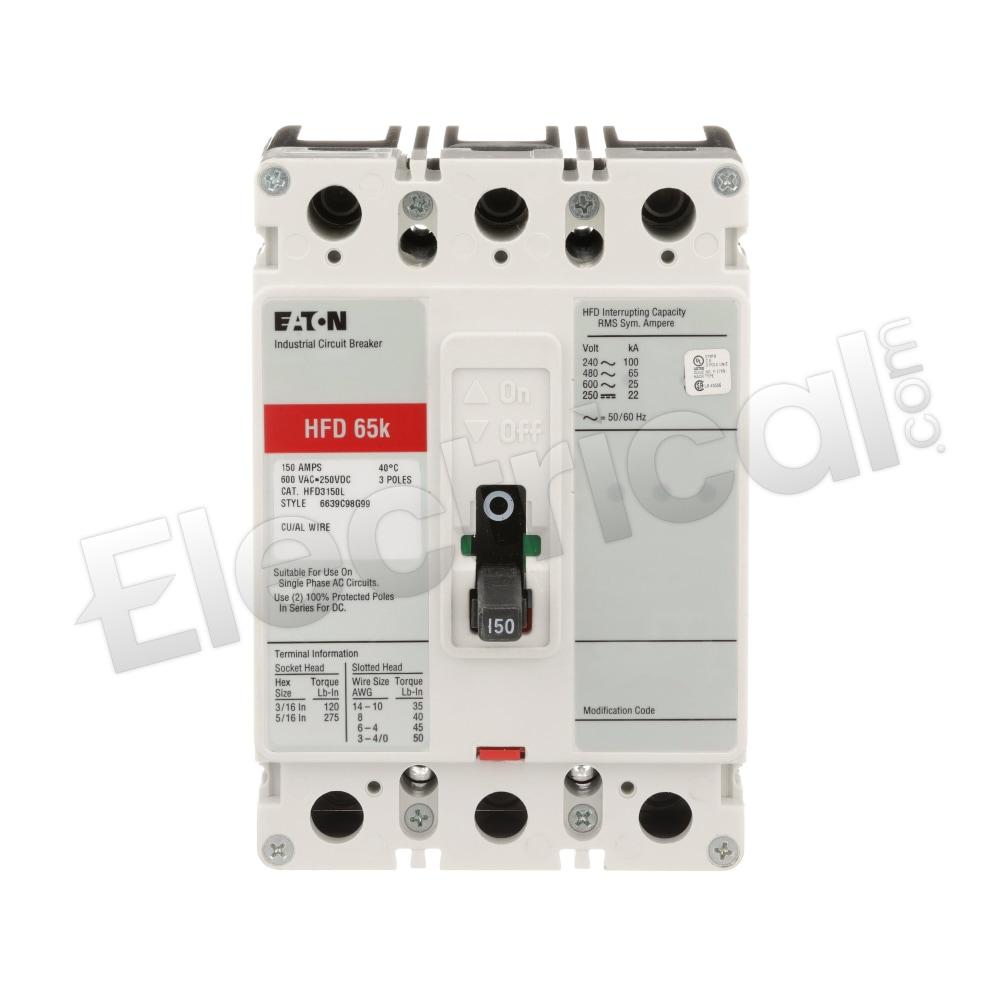 Eaton Molded Case HFD3150