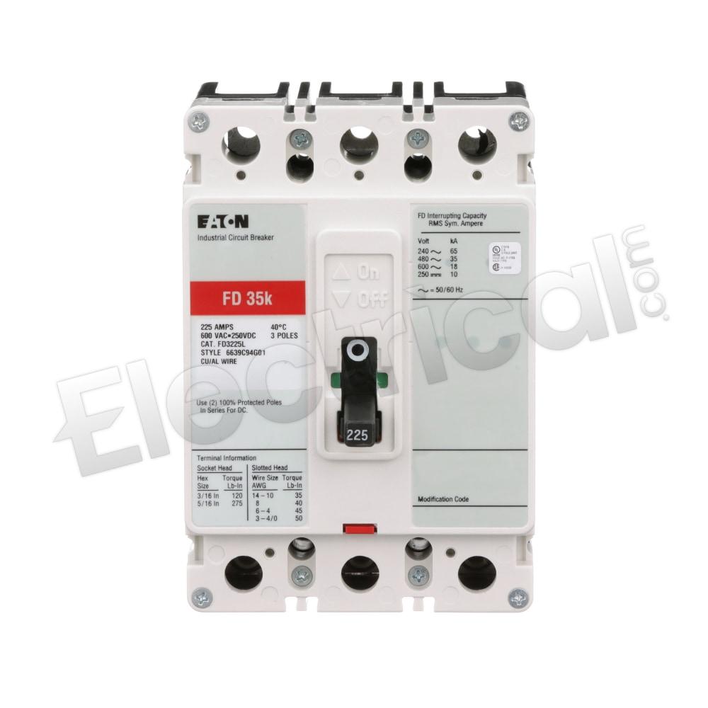 Eaton Molded Case HFD3225H08