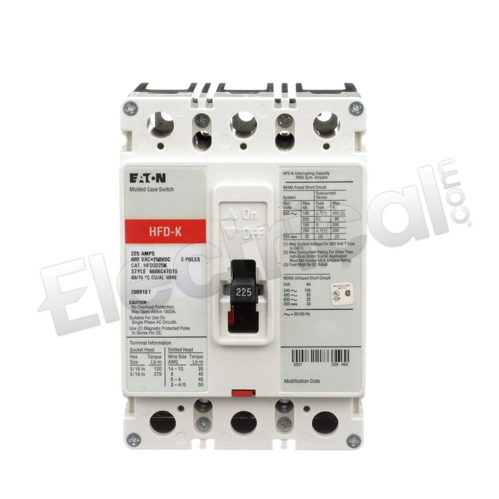 Westinghouse Molded Case HFD3225K