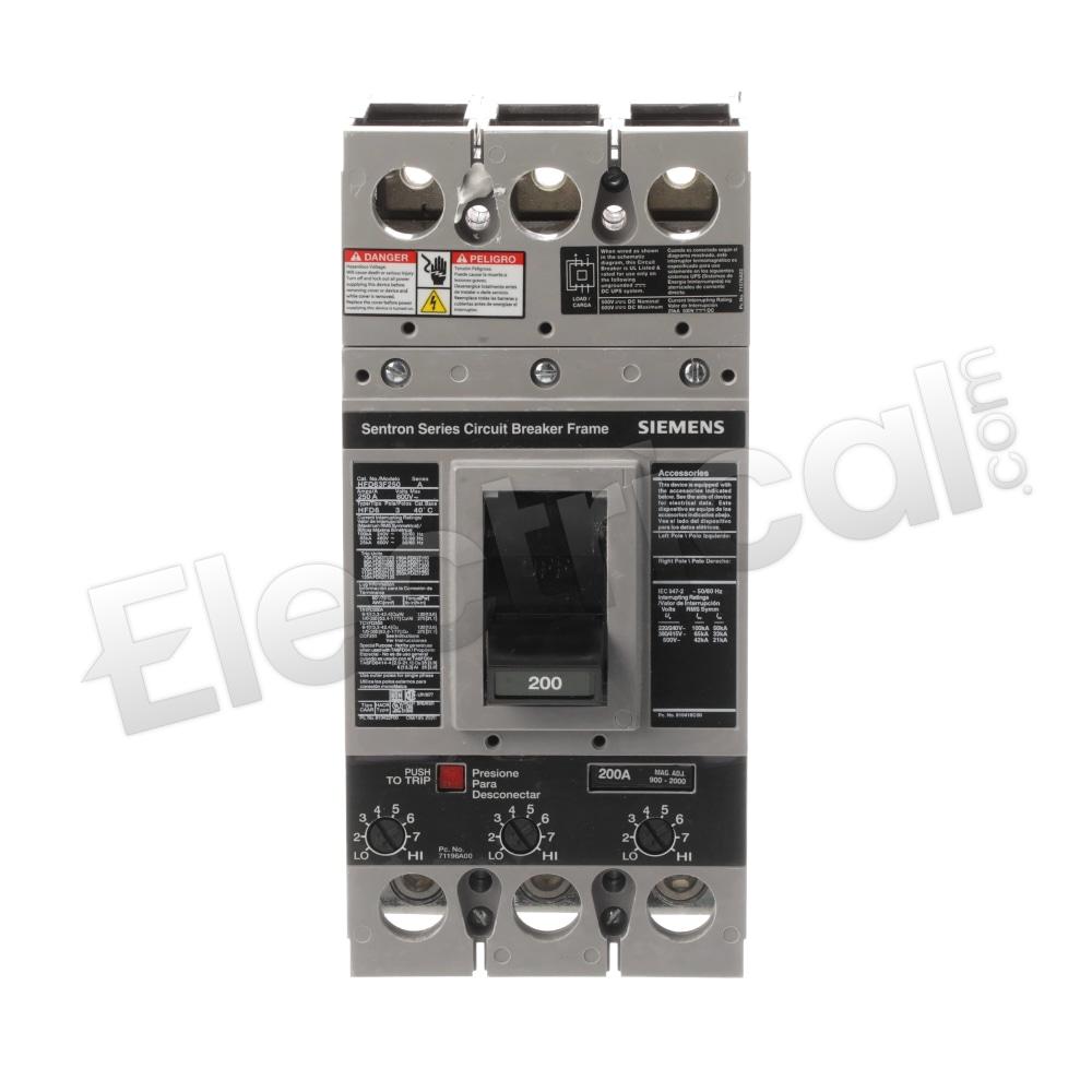 Siemens Molded Case HFD63B200L