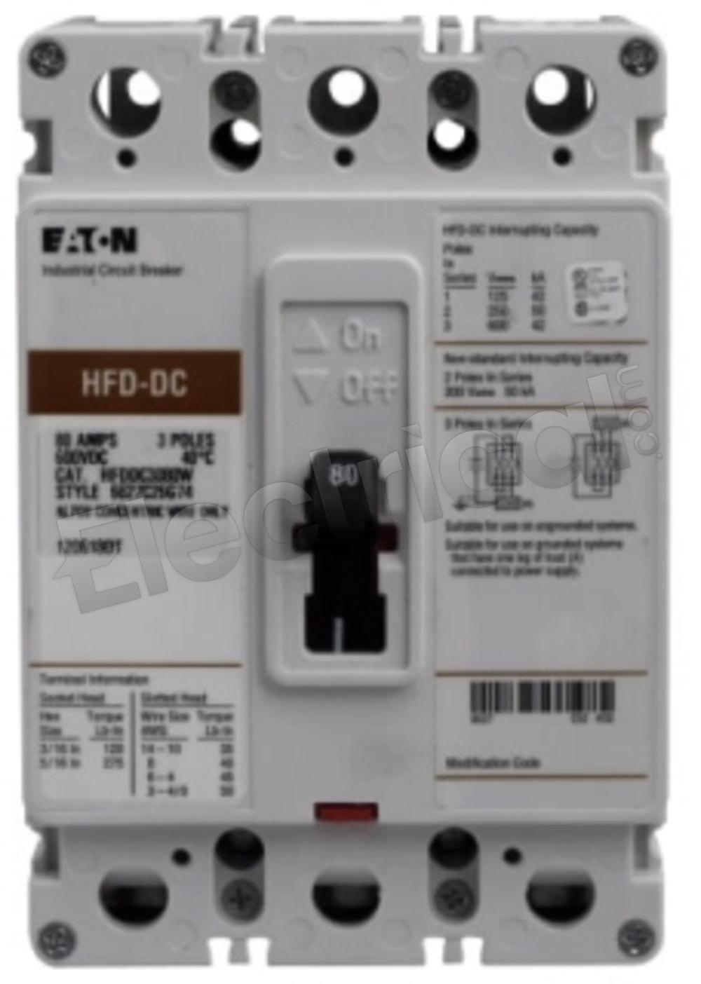 Eaton Molded Case HFDDC3080W