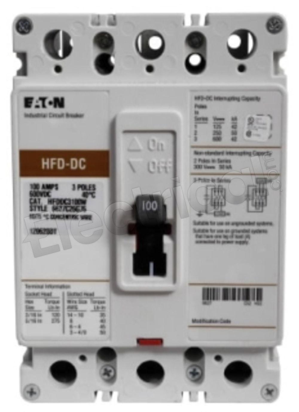 Eaton Molded Case HFDDC3100