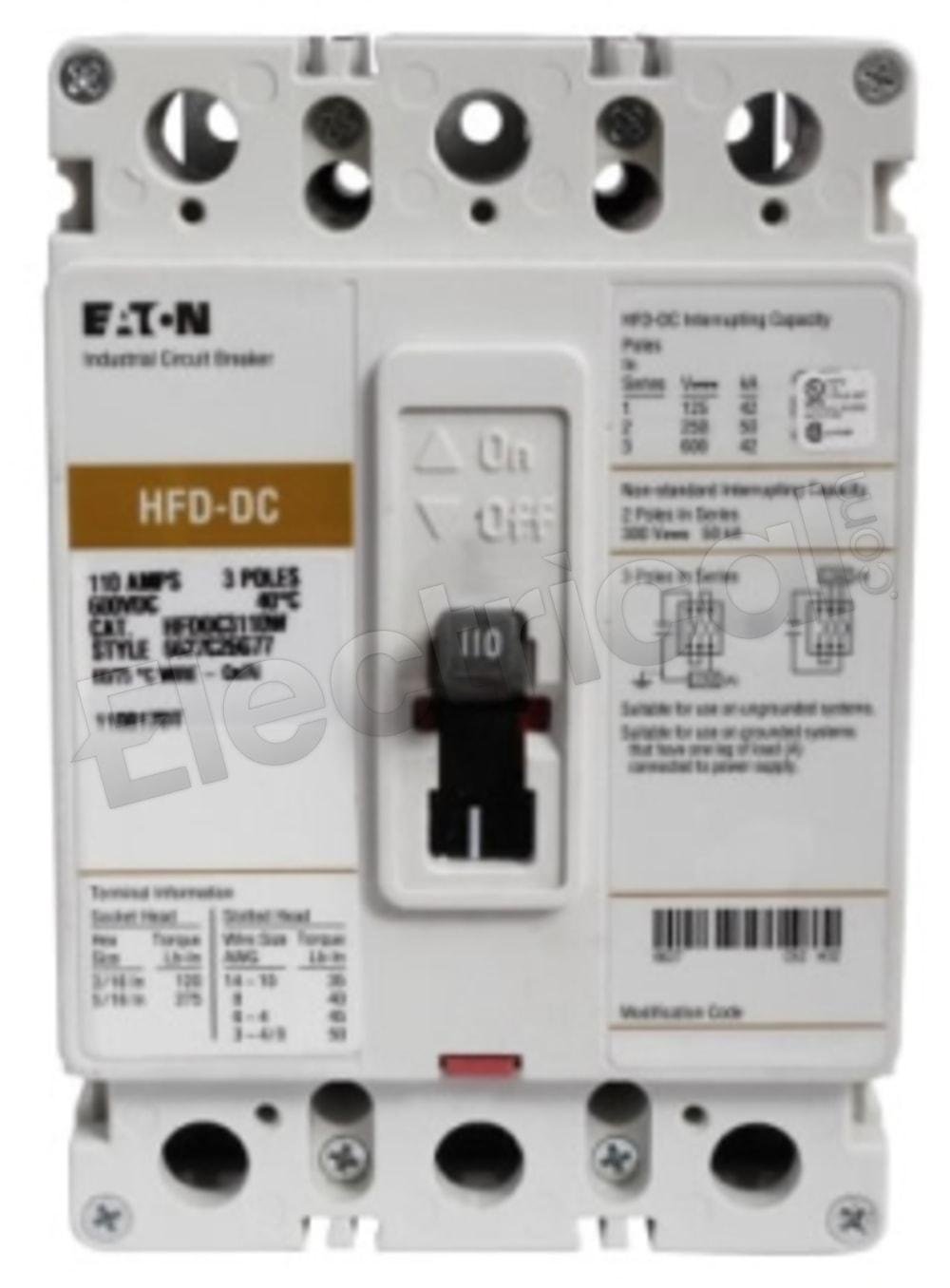 Eaton Molded Case HFDDC3110L