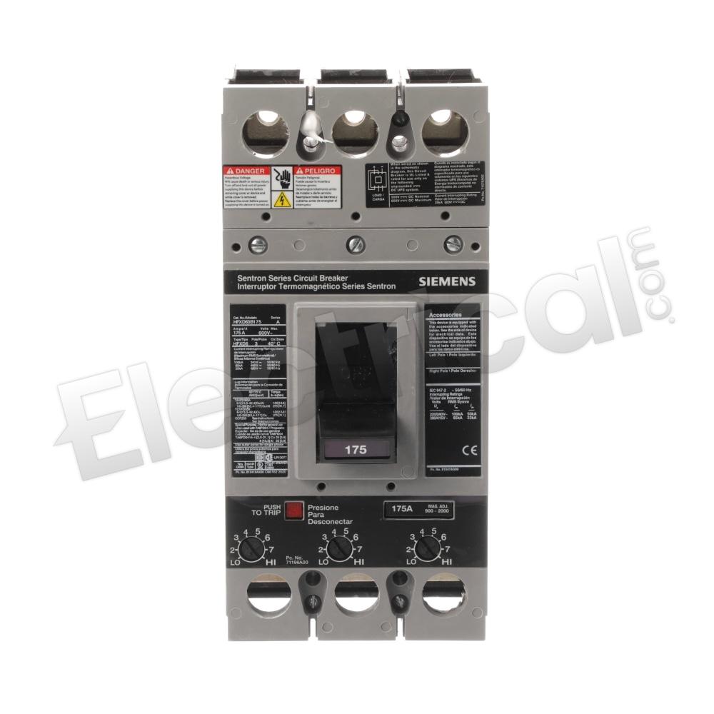 Siemens Molded Case HFXD63B175