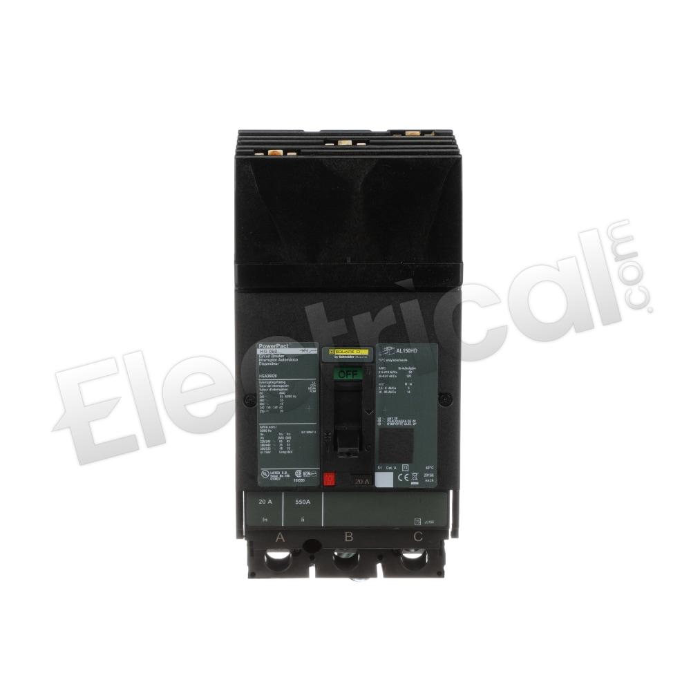 Square D Molded Case HGA36020AFBCSL