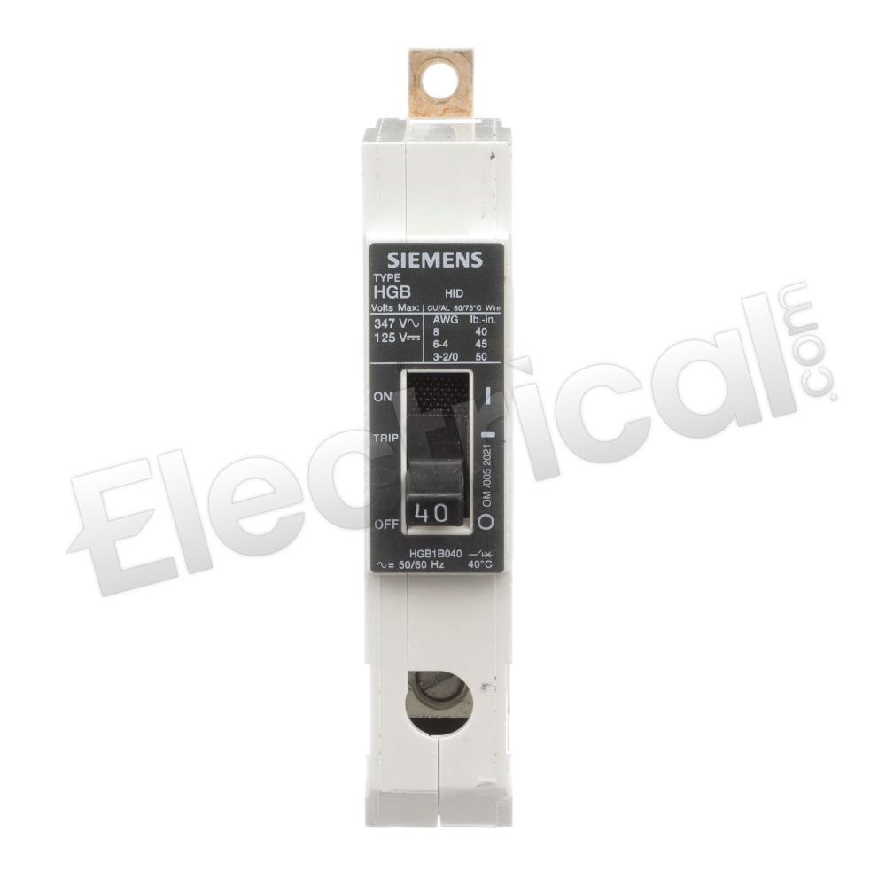 Siemens Molded Case HGB1B040B