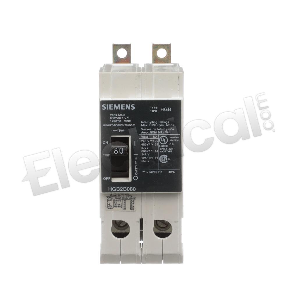 Siemens Molded Case HGB2B080B
