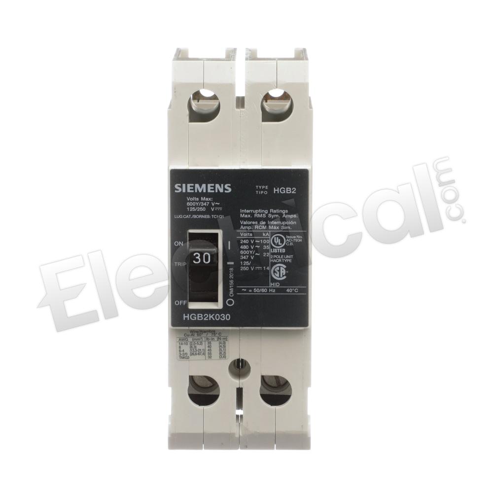 Siemens Molded Case HGB2K030