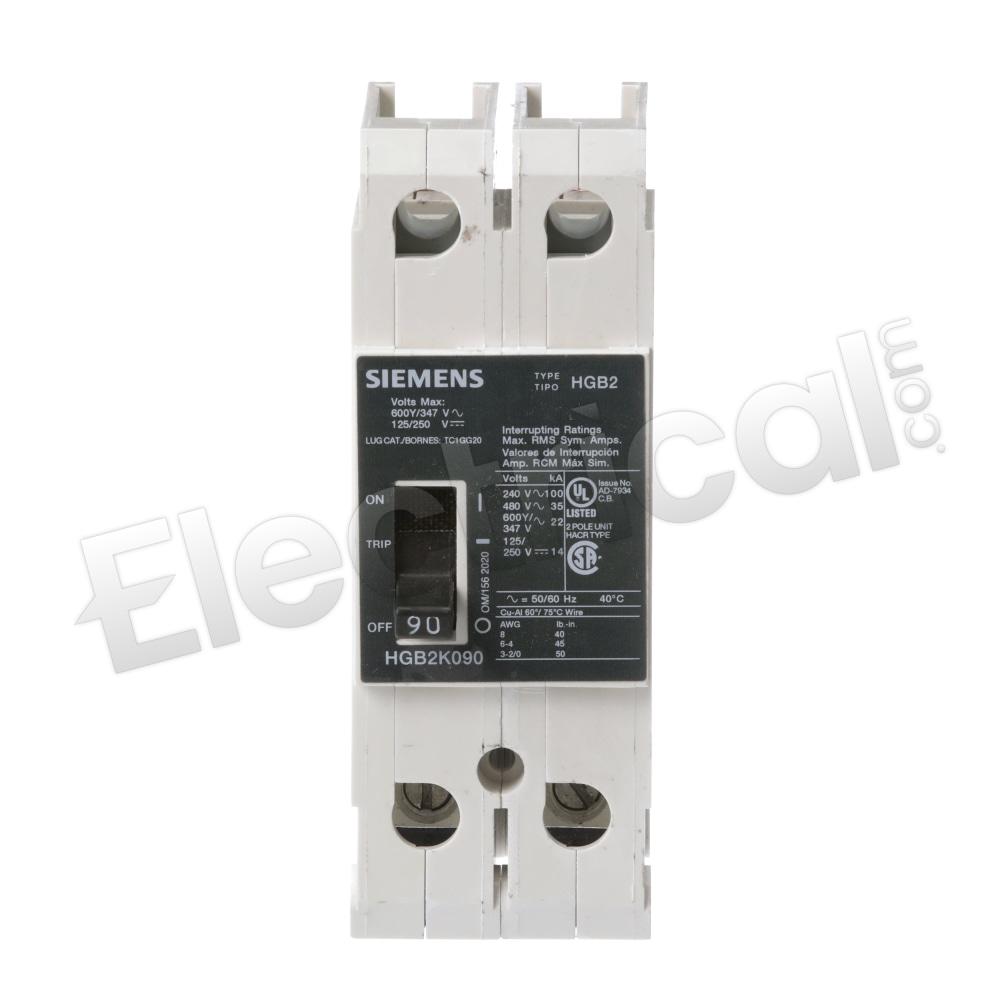 Siemens Molded Case HGB2K090B