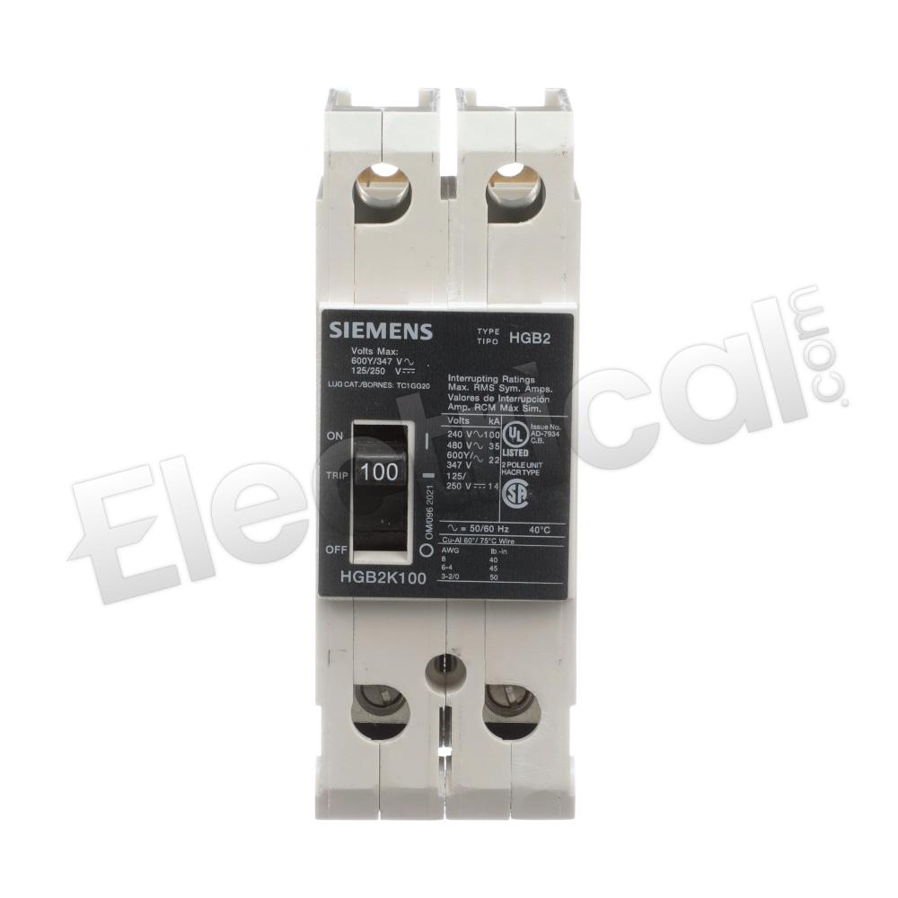 Siemens Molded Case HGB2K110B