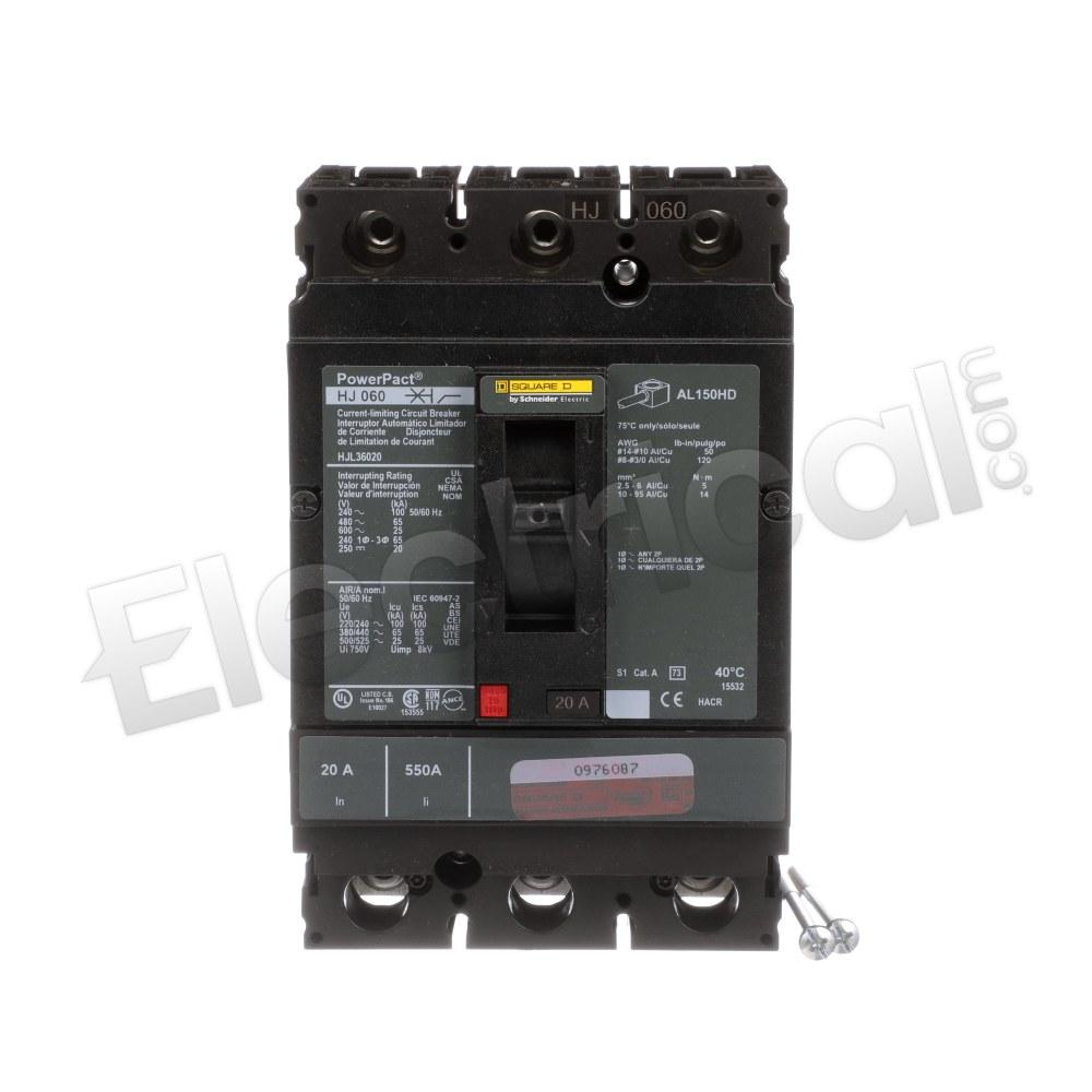 Square D Molded Case HJL36020